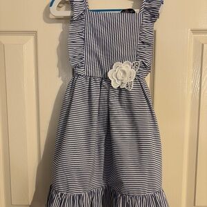 Ruffled Pinafore Dress
